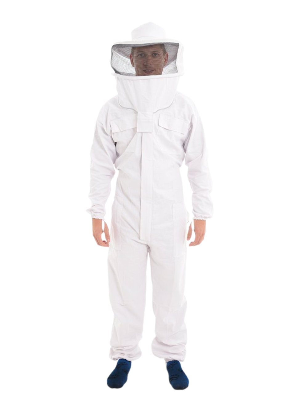 Double Upper Pocket Beekeeper Suit – Cotton