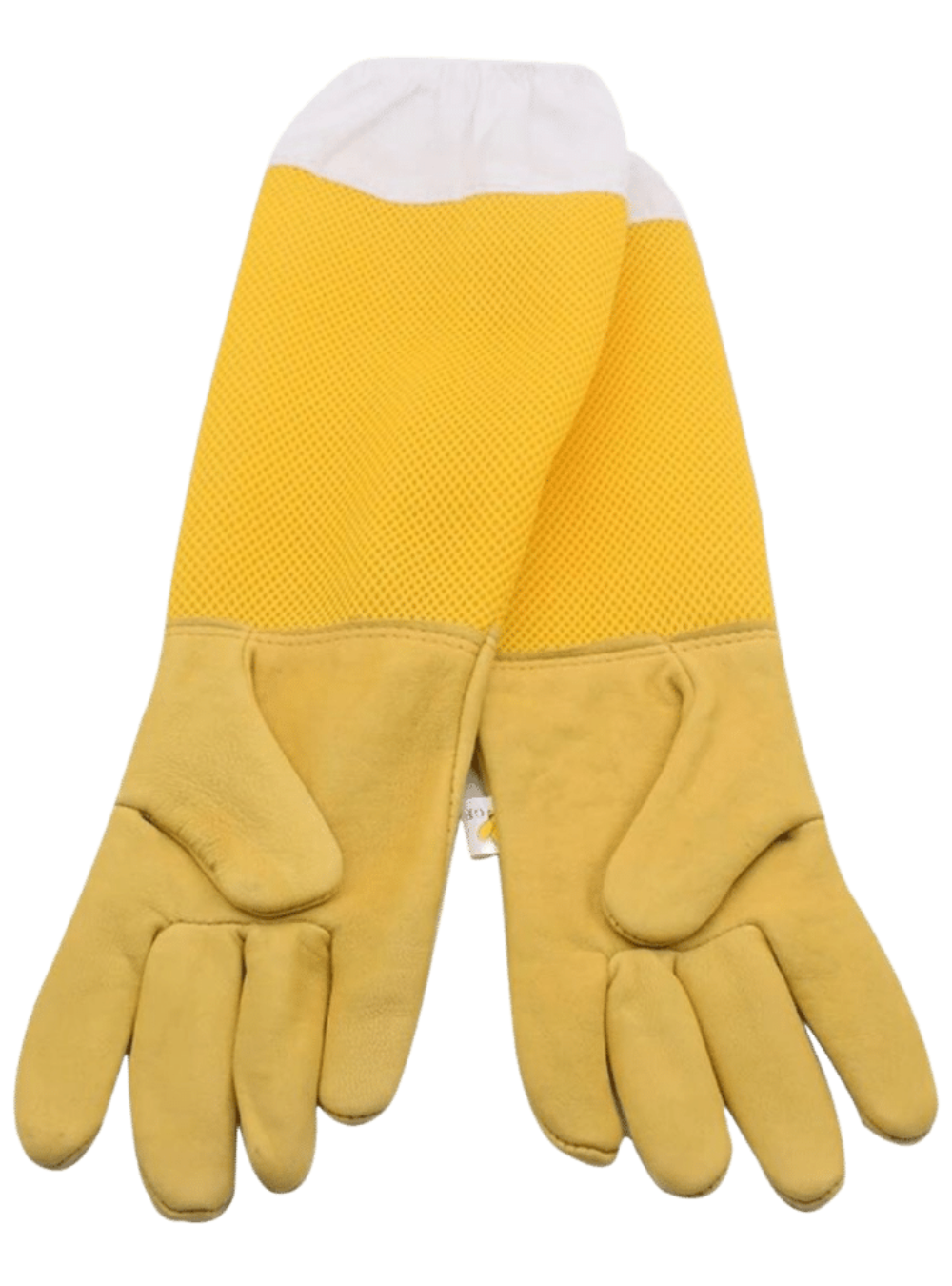 Yellow Beekeeping Protective Gloves breathable and comfortable.